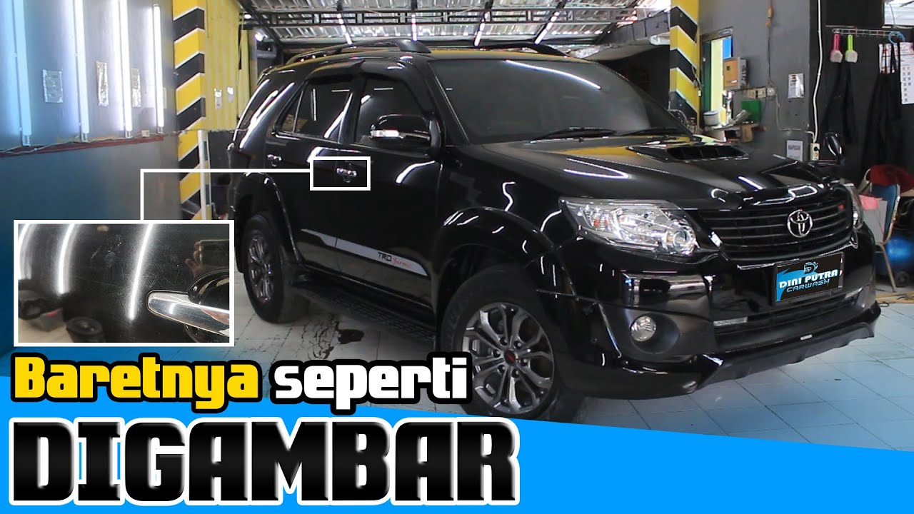 BIKIN NGILER !! Salon Mobil TOYOTA FORTUNER TRD Full Detailing | BERES JURAGAN !!
