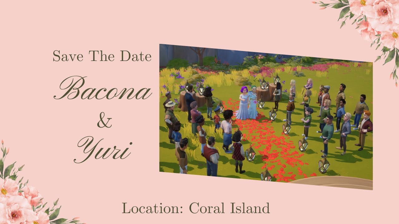 I finally married Yuri in #coralisland