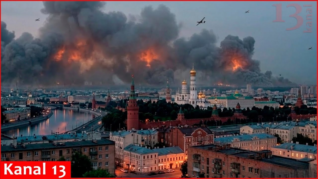 Украина нанесла Москве мощнейший за год удар; российская столица в огне