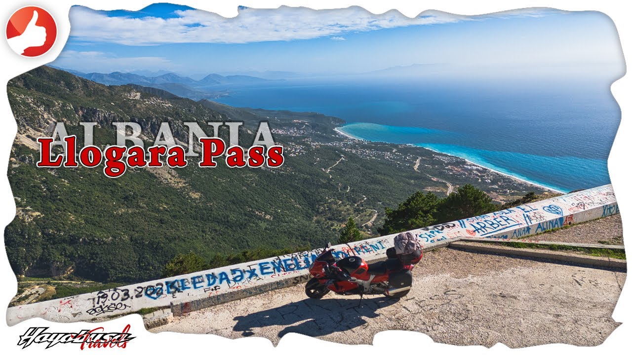 Pasul Llogara Albania: motocicletă + dronă
