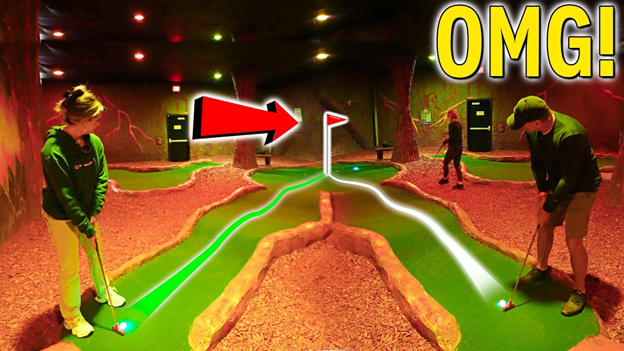 2v2 Epic Mini Golf Match VS My Parents at Molten Mountain!