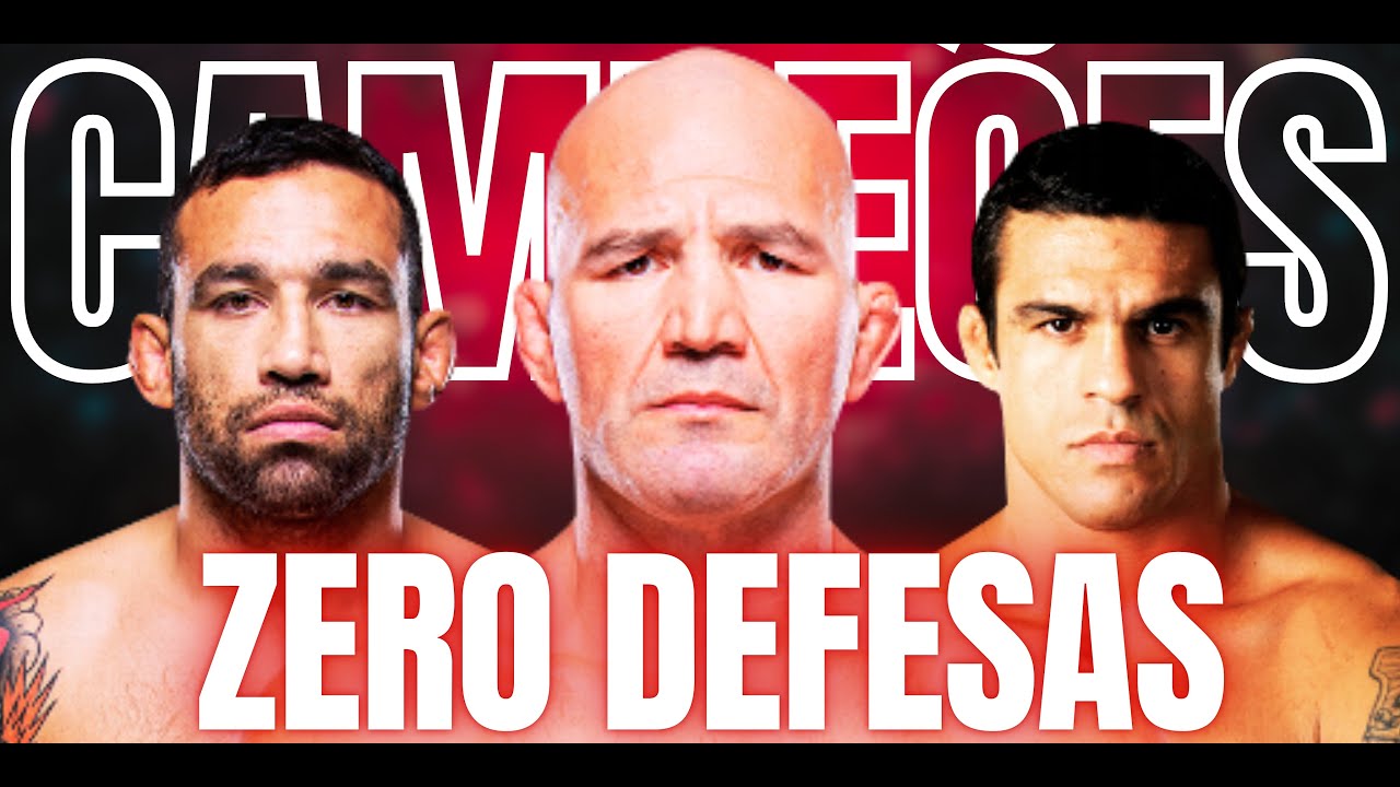 CAMPEÕES DO UFC QUE NUNCA DEFENDERAM O CINTURÃO: A LISTA MAIS CHOCANTE DA HISTÓRIA