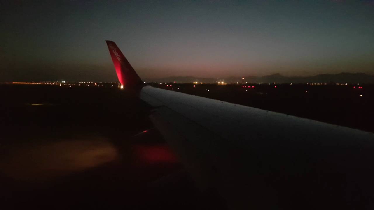 Air Berlin Boeing 737-800 evening depature Palma de Mallorca