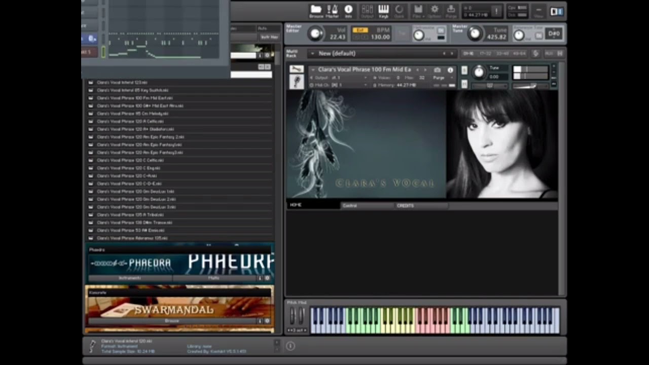 Vocal claras instrumento kontakt 