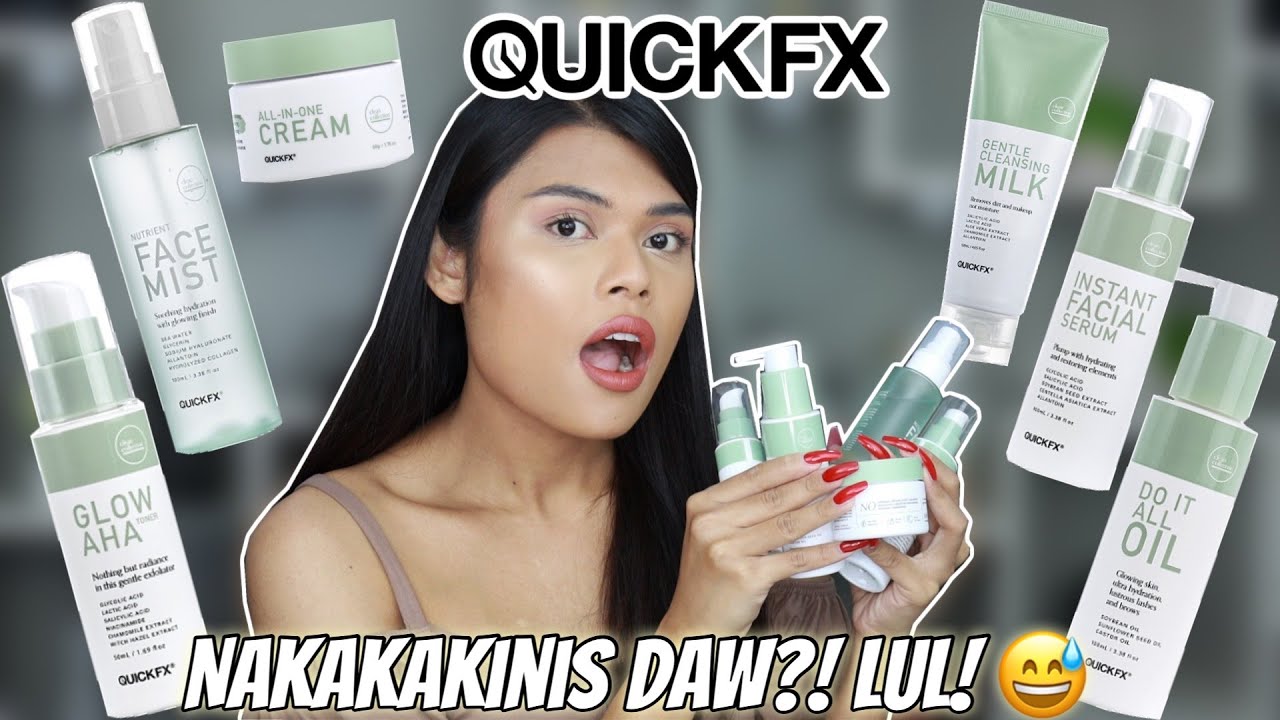 QUICK FX CLEAN COLLECTION REVIEW ON OILY ACNE PRONE SKIN! KABAHAN NA MGA REJUV SETS!
