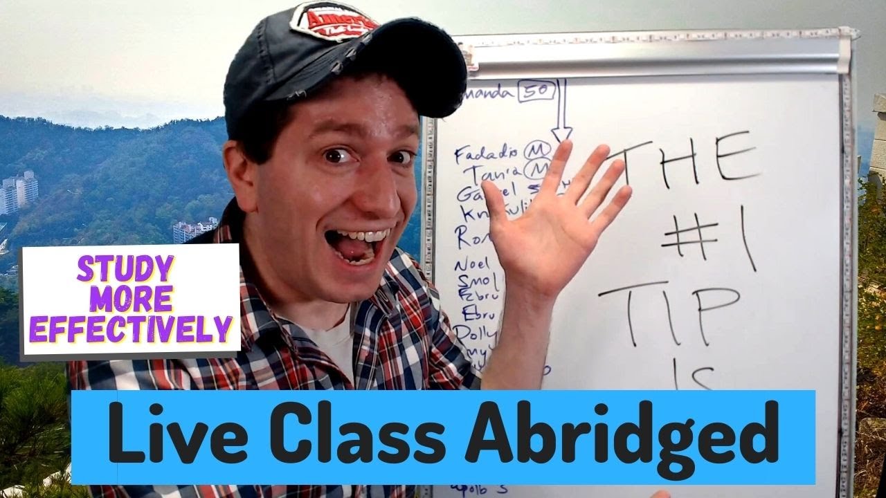 How to study Korean | Live Class Abridged