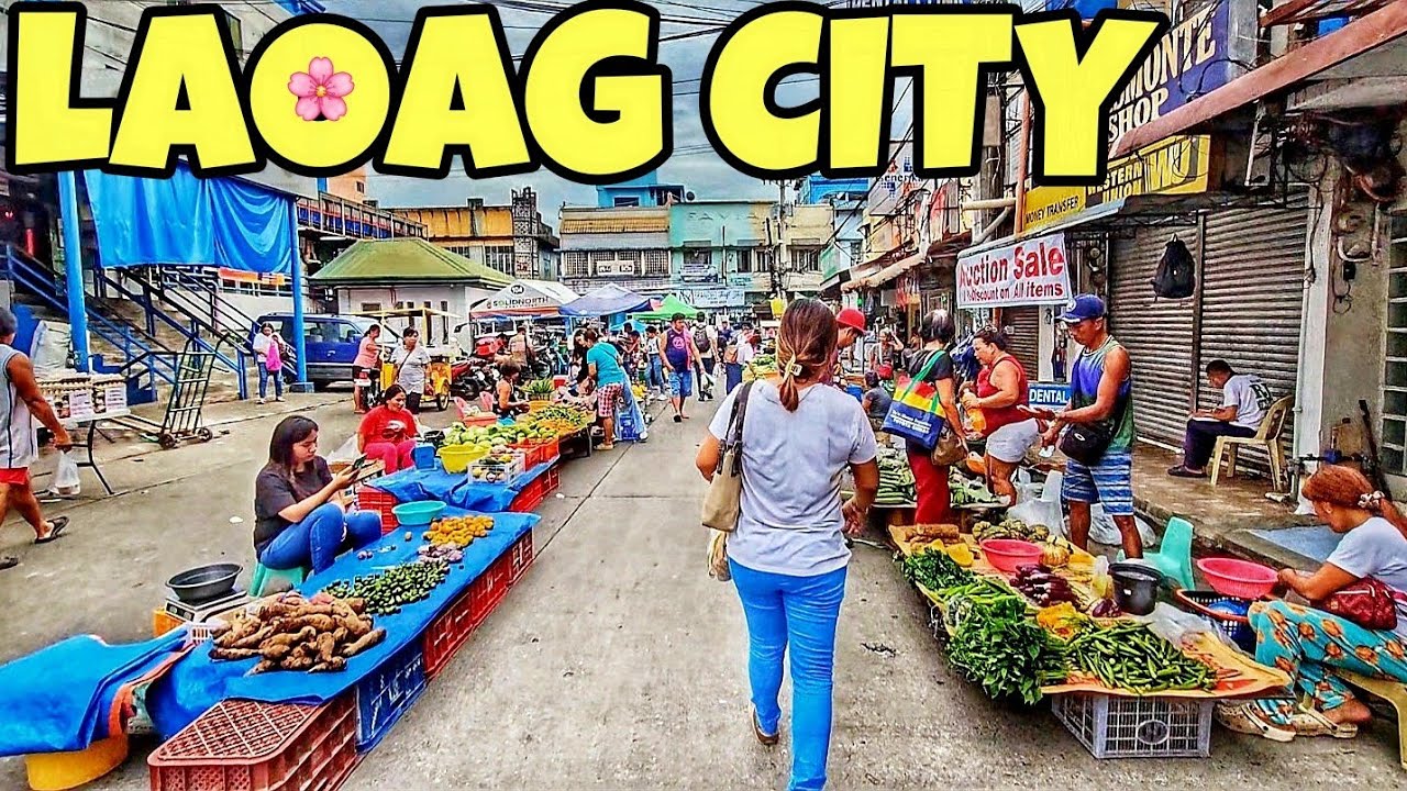 【4K】LAOAG CITY MARKET STREET FOODS | WALKING TOUR AUGUST 2025
