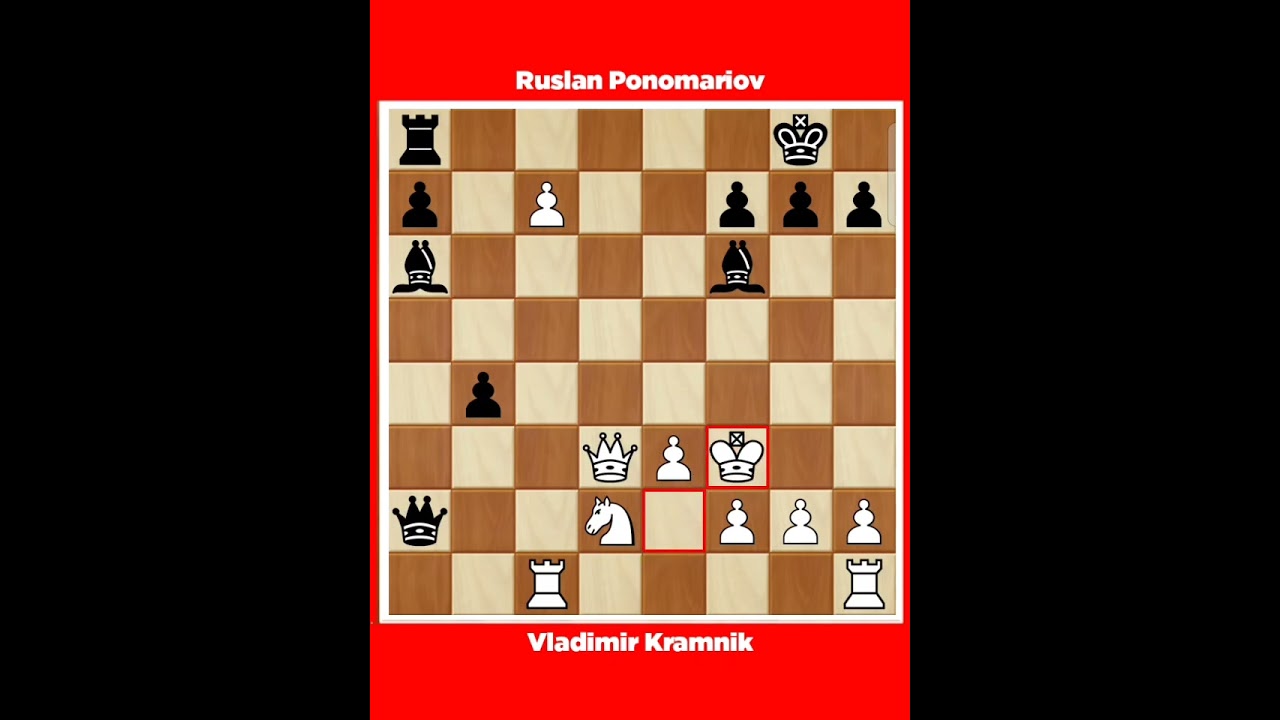 Vladimir Kramnik vs Ruslan Ponomariov √ Tal Memorial Moscow (Russia), 2009.