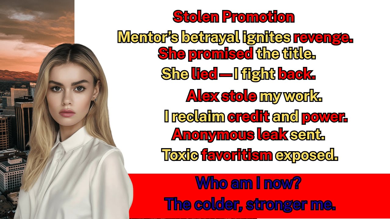 Corporate Betrayal to Revenge: Exposing a Stolen Promotion | Toxic Workplace, Personal Growth Story