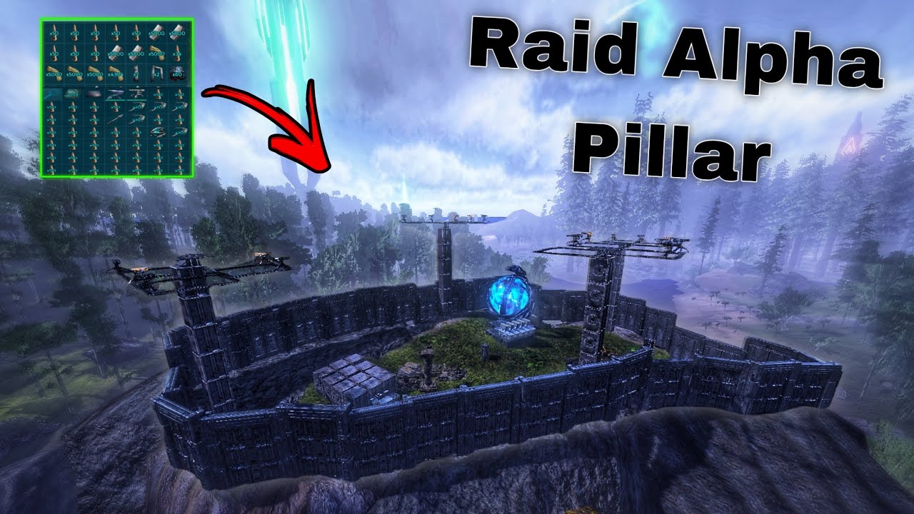 RAID Alpha Pillar Base Online | Ark Mobile PvP  | #4