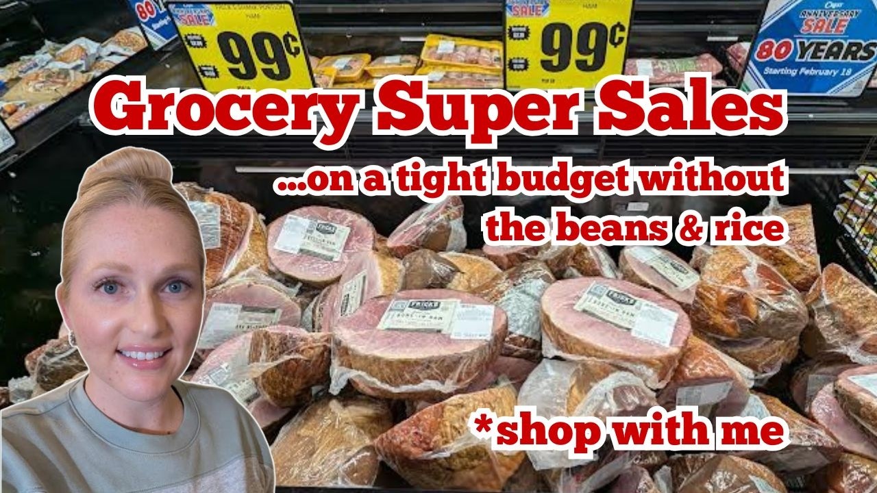 Tight Budget Grocery Shopping | Shopping Sales & Markdowns For The Best Savings | Grocery Haul 02-26