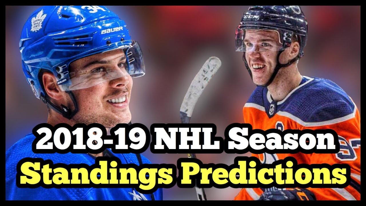 2018-19 NHL Standings Predictions