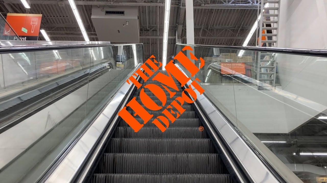 Nasty ThyssenKrupp Double-File Escalators - Home Depot, Westlake Shopping Center - Daly City, CA