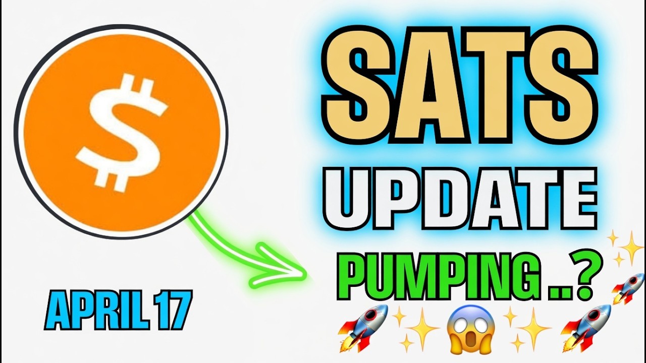 Sats Ordinals Crypto PUMPING?  Sats Crypto Price Prediction| 1000sats ( April 17 )