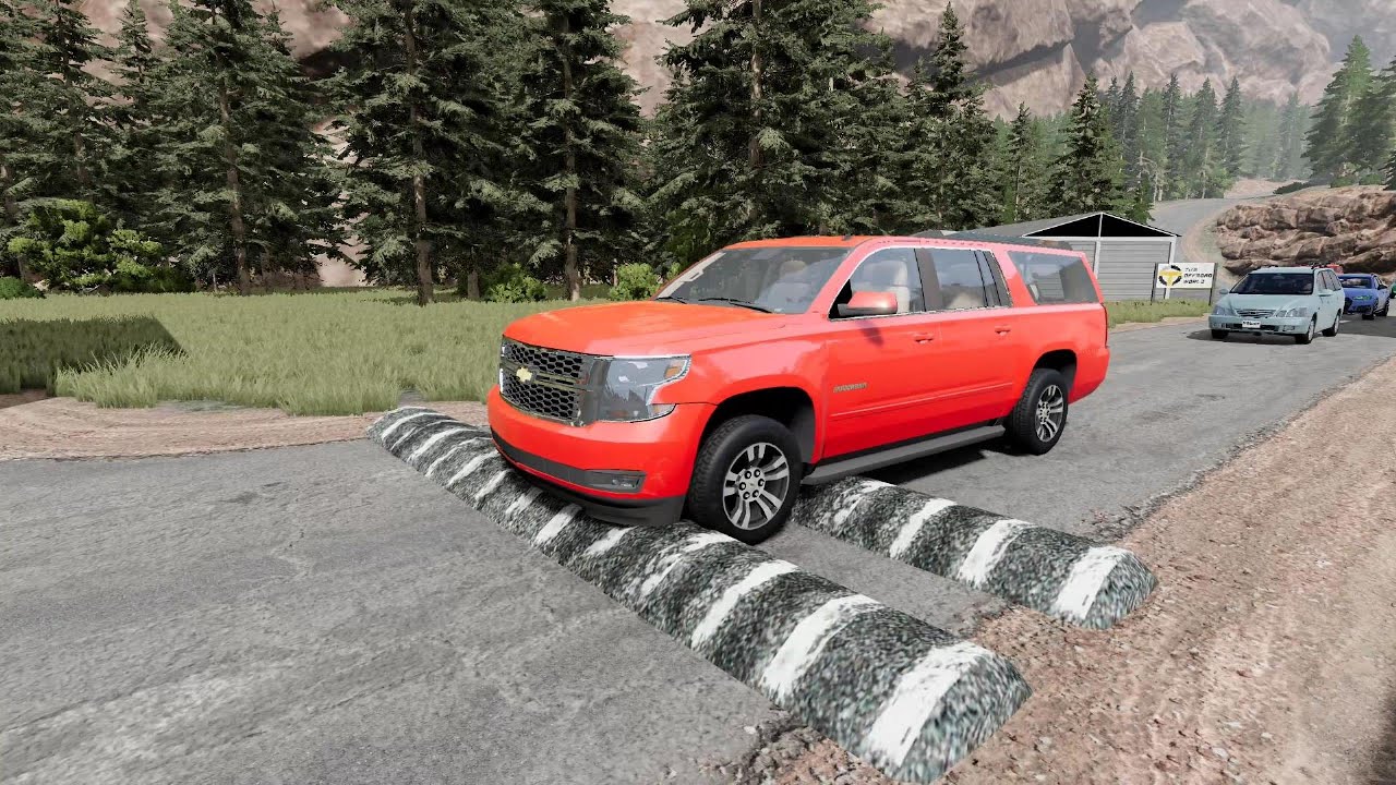 Cars vs Speed bumps #147 - BeamNG.drive | BeamNG-Cars TV