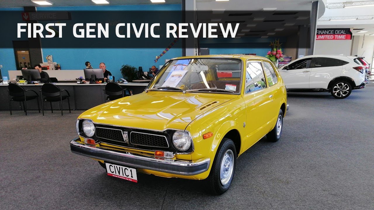 Вид от первого лица: Honda Civic первого поколения 1976 года