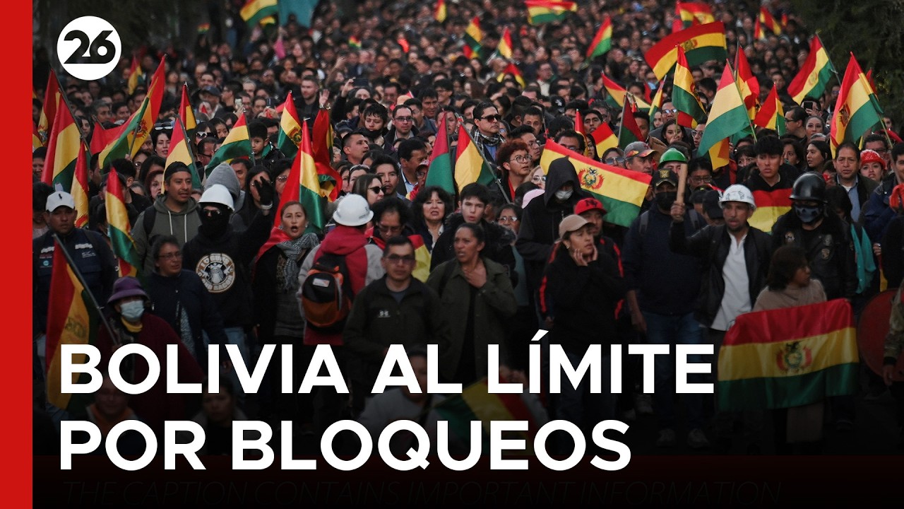 🚨 BOLIVIA EN ALERTA | Bloqueos y desabastecimiento profundizan la crisis pol&iacute;tica