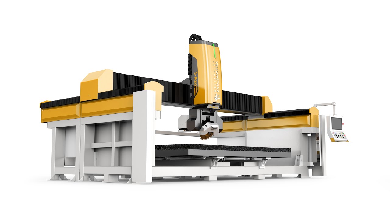 Yellowstone Automation - Bear Claw 5 Axis CNC Bridge Saw