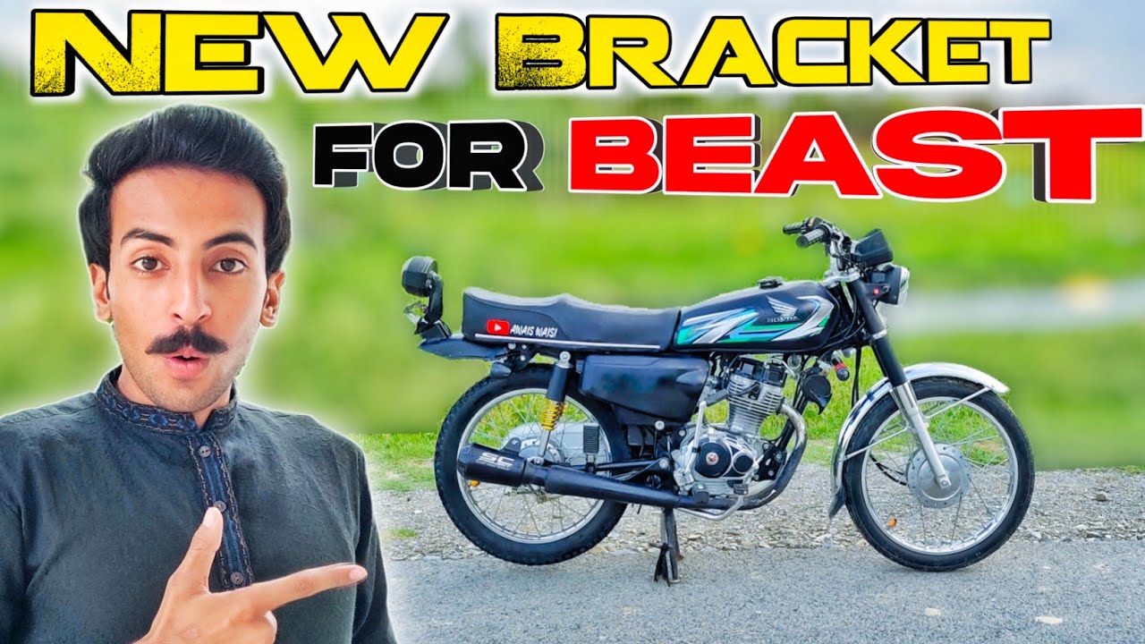 Low Price Bracket For Honda 125🤑 |125 Back Mudguard Remove | Awais Waisi