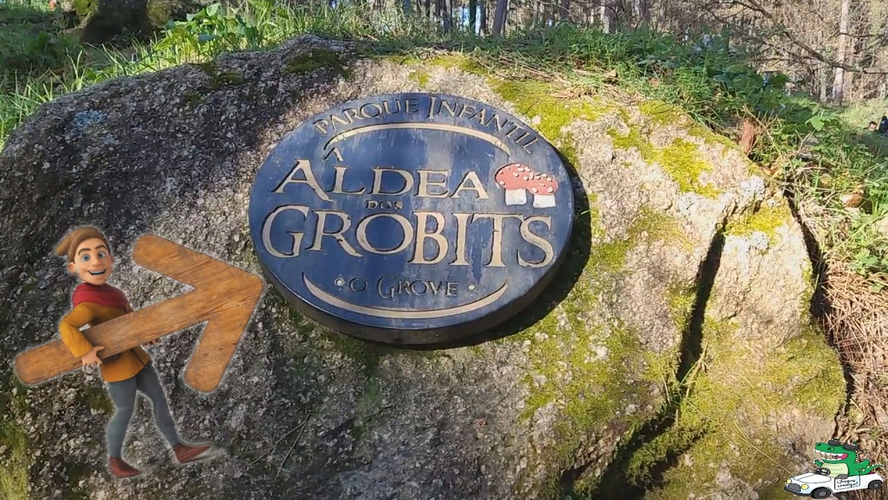 Visitando un PARQUE ORIGINAL, llamado la ALDEA de los GROBITS