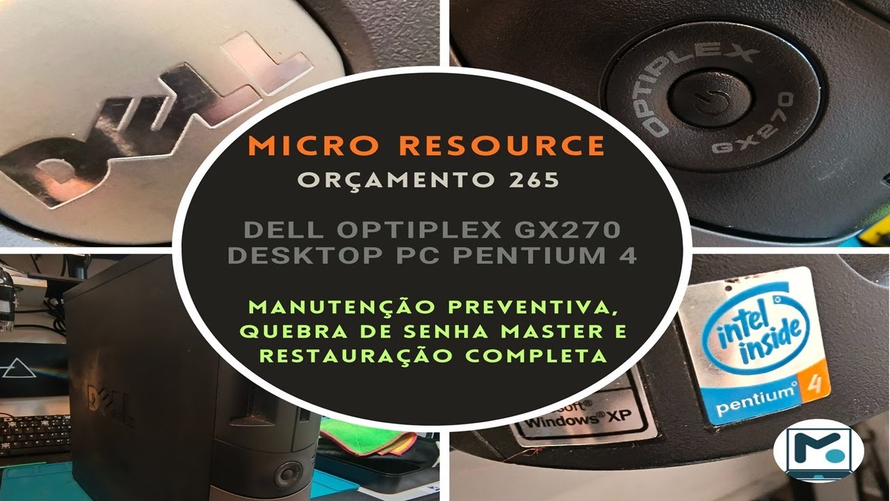 DELL Optiplex GX270 - Manuten&ccedil;&atilde;o da MoBo completa🔍👀 TIME Lapse