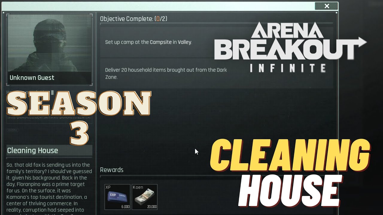 Cleaning House (SOLO) (Season 3) - (ABI) Arena Breakout Infinite 1.0