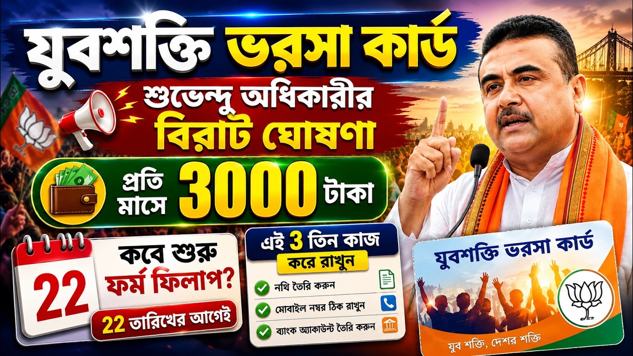 Yuva Shakti Bharosa Card Apply Online 2026|yuva sakti form fill up 2026|yuva shakti bharosa card|
