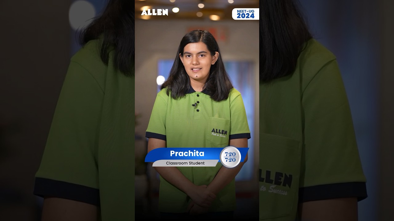 Meet Prachita AIR-1 in NEET-UG 2024 | ALLEN