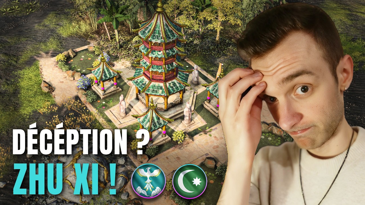 Je suis DUBITATIF sur les nouveaux jardins de la m&eacute;ditation Zhu Xi. Gameplay Zhu Xi 1v1 AOE 4