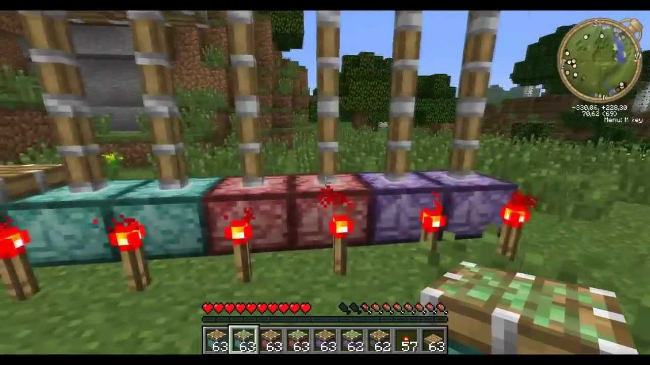 Minecraft (1.2.5) - Prezentacja modu More Pizdons tzn. More Pistons ;P
