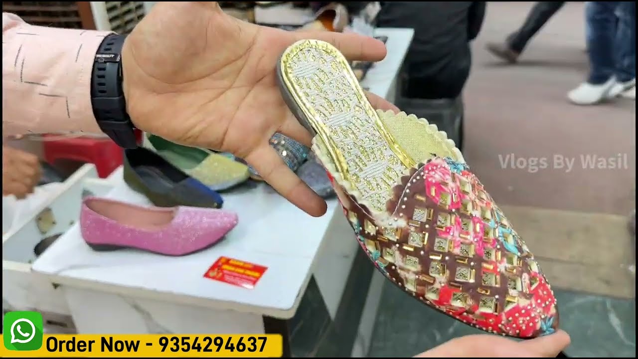 Fancy Ladies Sandals👠😍 ₹30/- | Cheapest Ladies Footwear Market | Wholesale Sandals & Slippers Market
