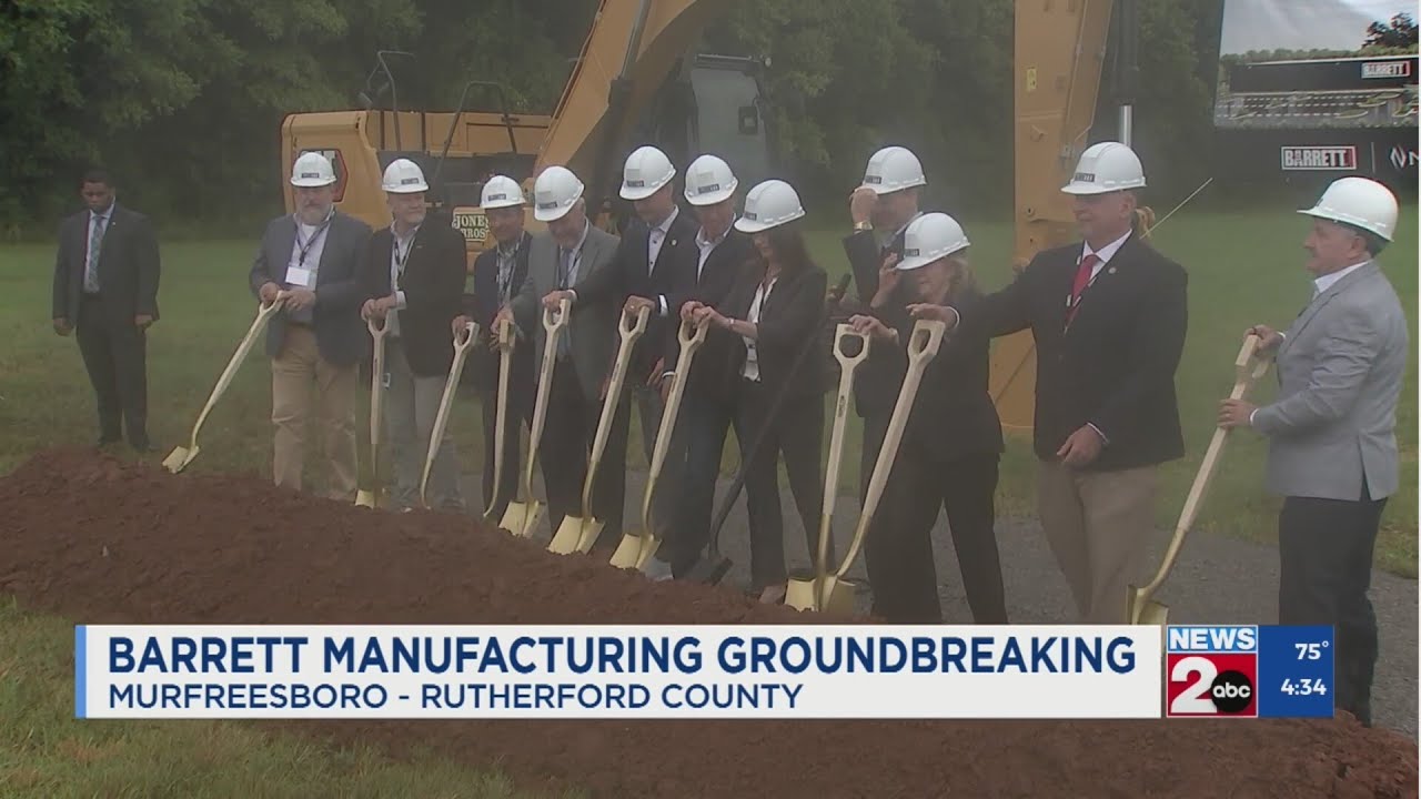 Barrett Firearms Manufacturing breaks ground on new Murfreesboro facility