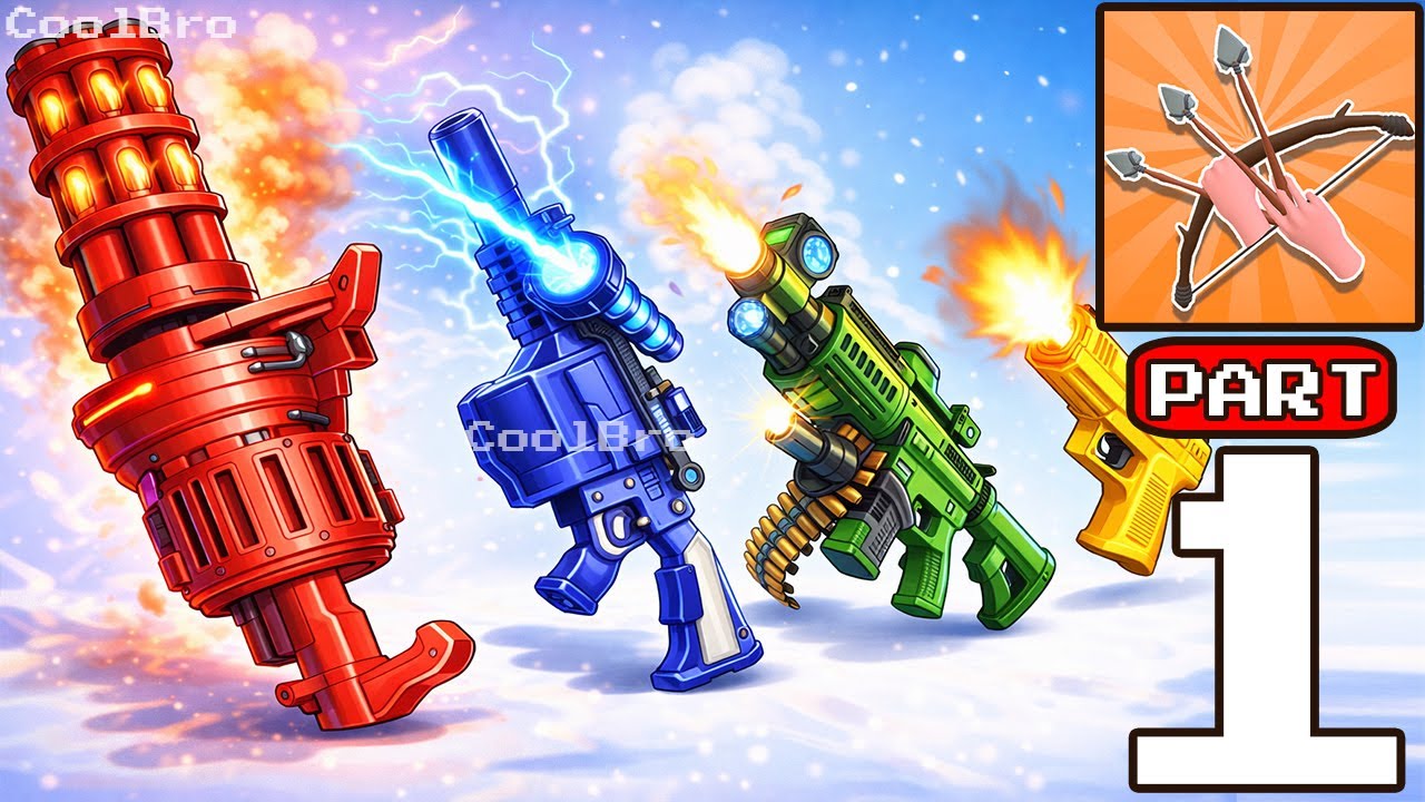 Weapon Evolution 3D Run Game: уровни 1-4. Увлекательный игровой процесс.