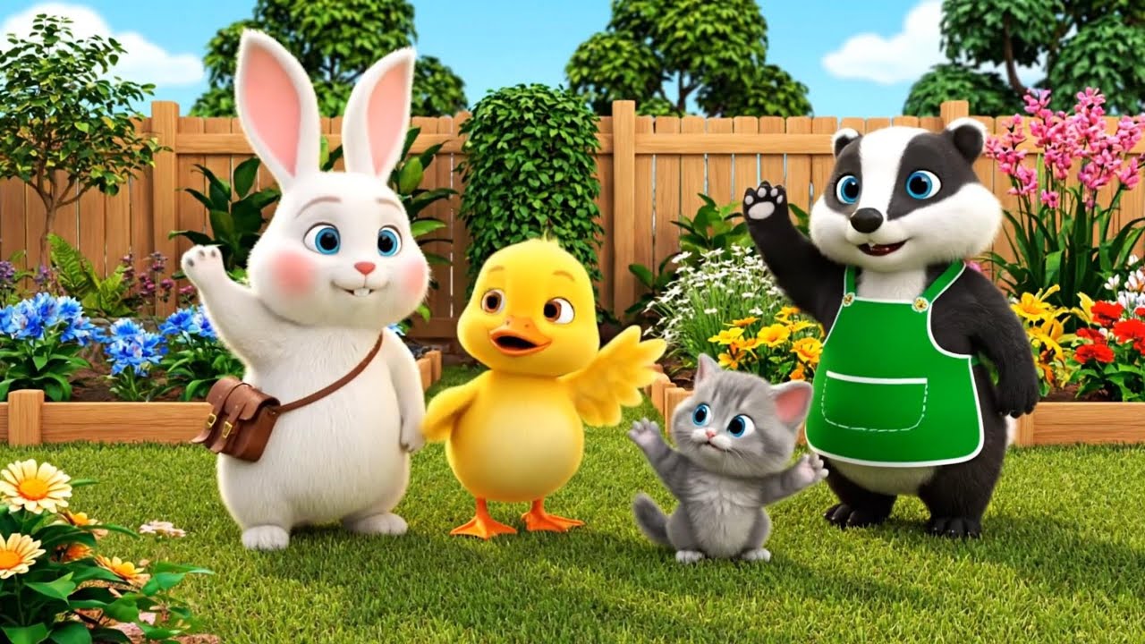🐰🐤Roro, Dodo, and Kiki Clean the Garden: Saving the Forest Festival!