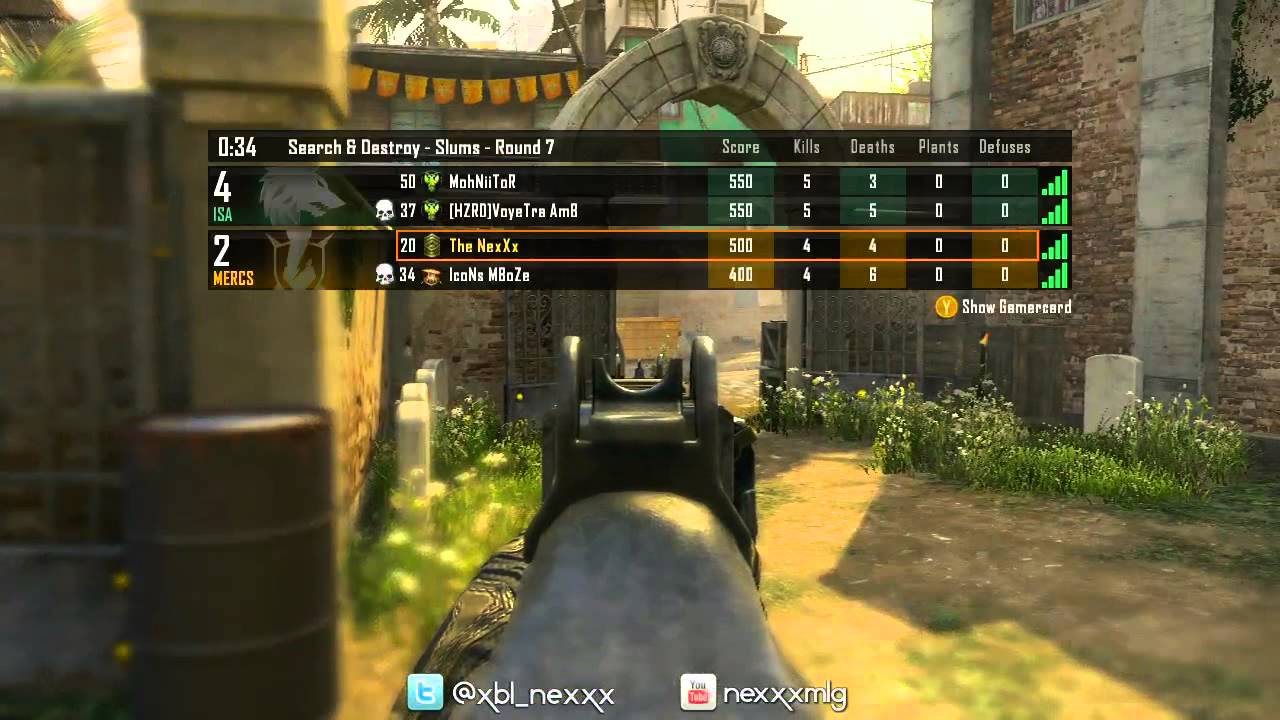 Black Ops 2 : 2v2 SnD Tournament NexXx & MBoZe  Come back - Slums