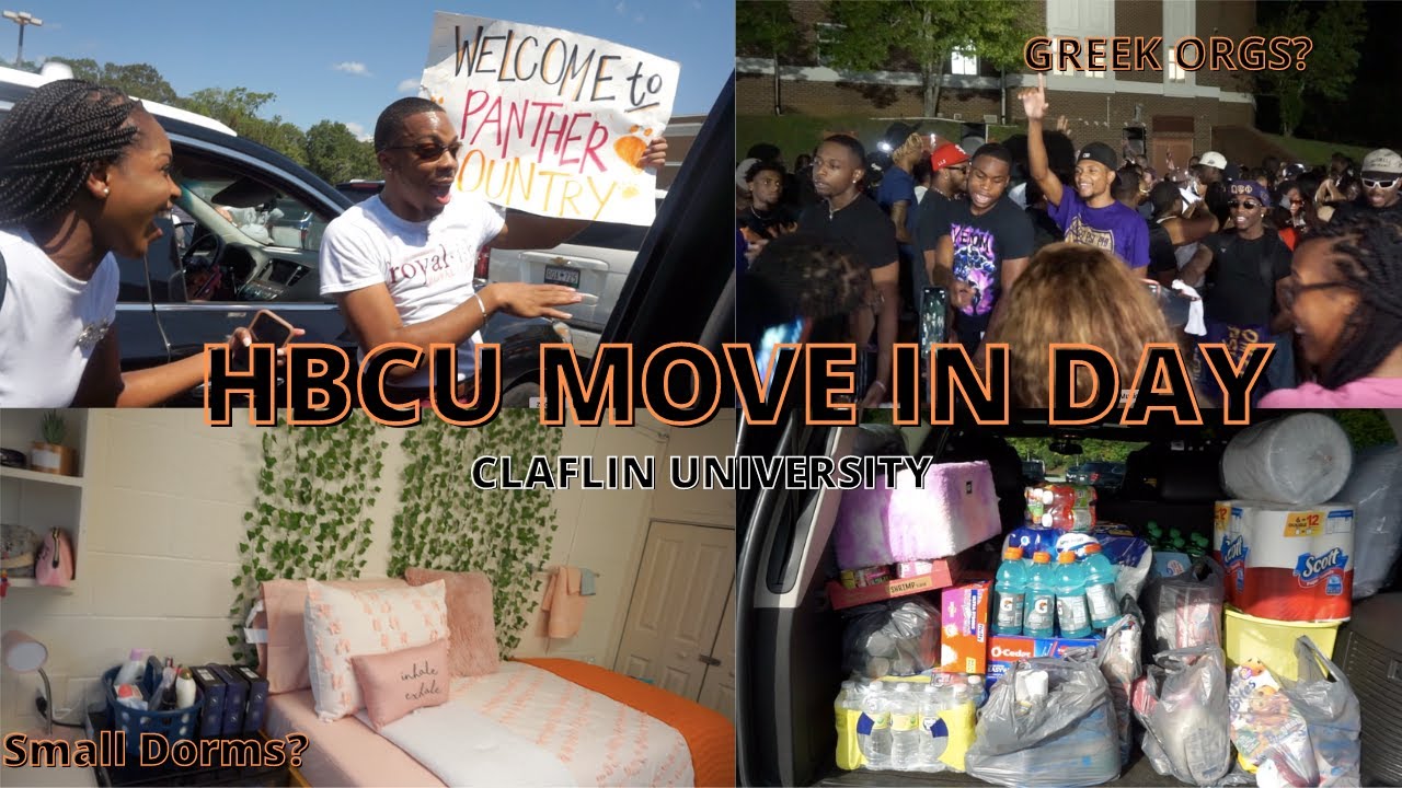 HBCU MOVE IN DAY VLOG I FIRST BLOCK PARTY+ DORM TOUR