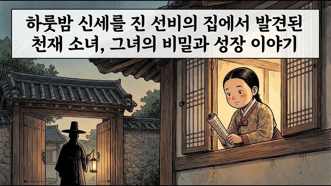 선비가 발견한 천재 소녀의 비밀과 성장 이야기
