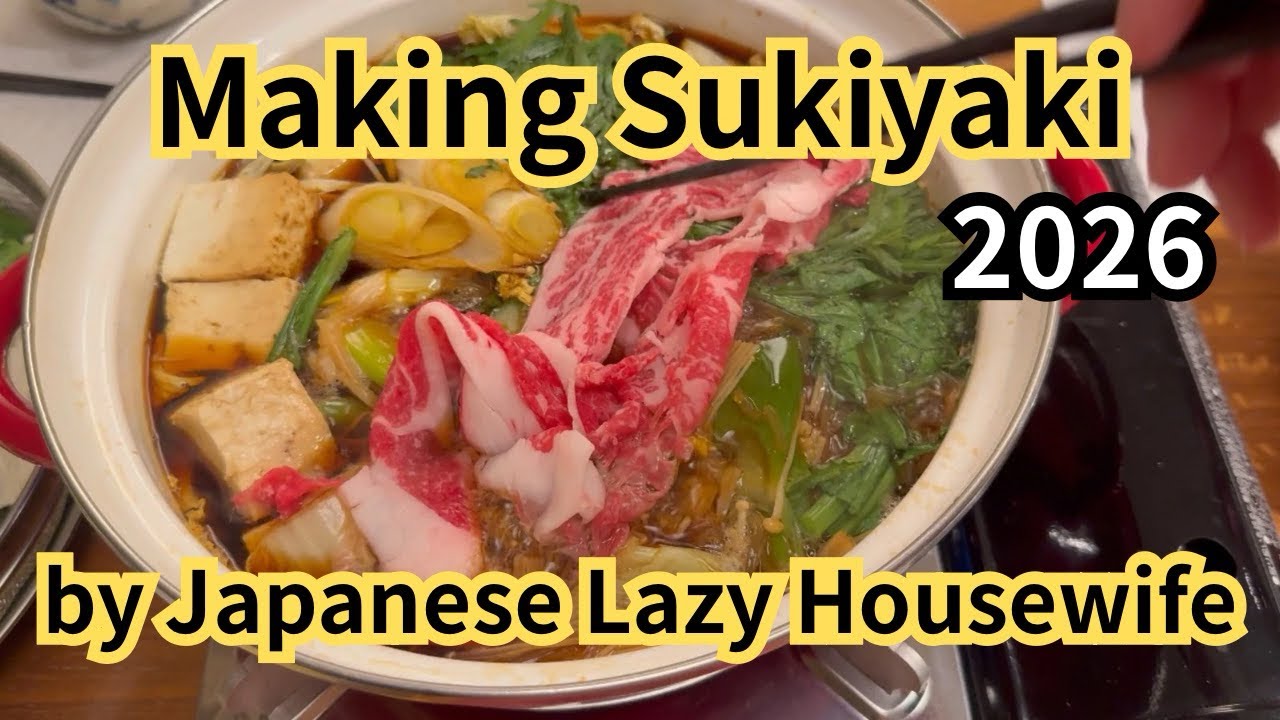 Sukiyaki So Easy, Yet So Delicious!🇯🇵🥢　#japanesefood #sukiyaki 