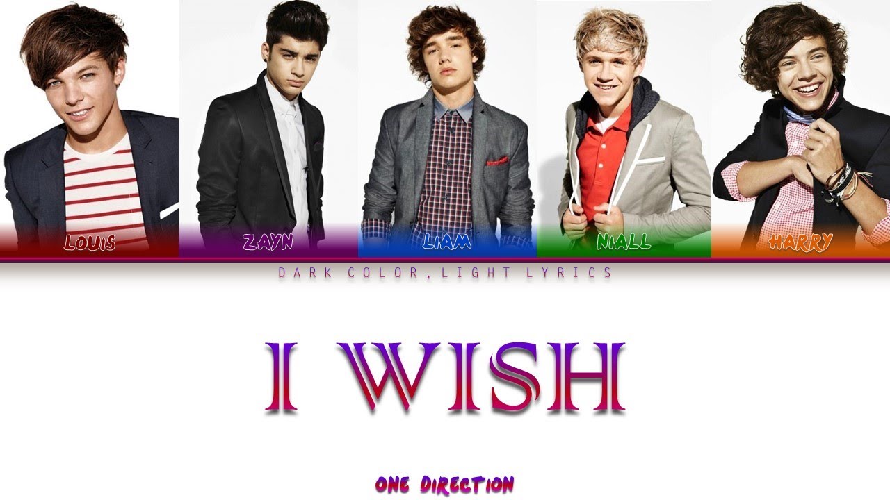One Direction 'I Wish' Lyrics [Color Coded ENG_ESP]