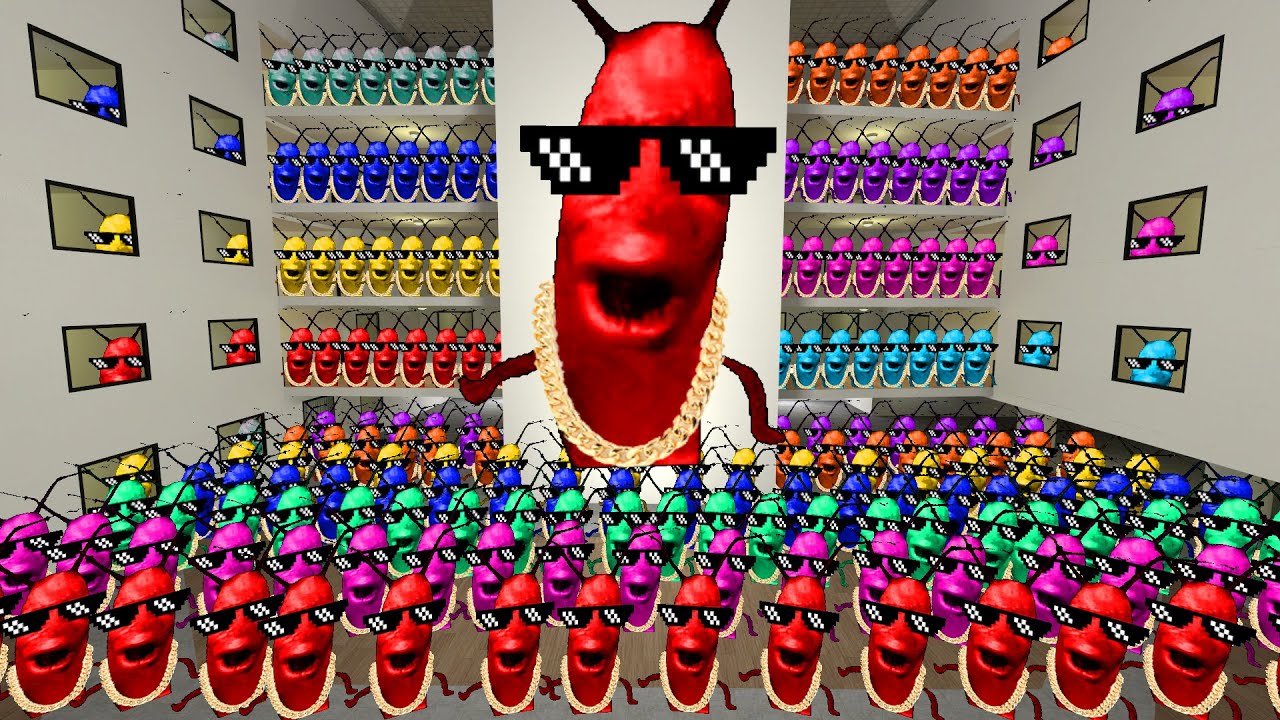 ALL FULL PLANKTON RED, NICO'S NEXTBOT, 2D NEXTBOTS, OBUNGA NETBOT NEW UPDATE In Garry's Mod 