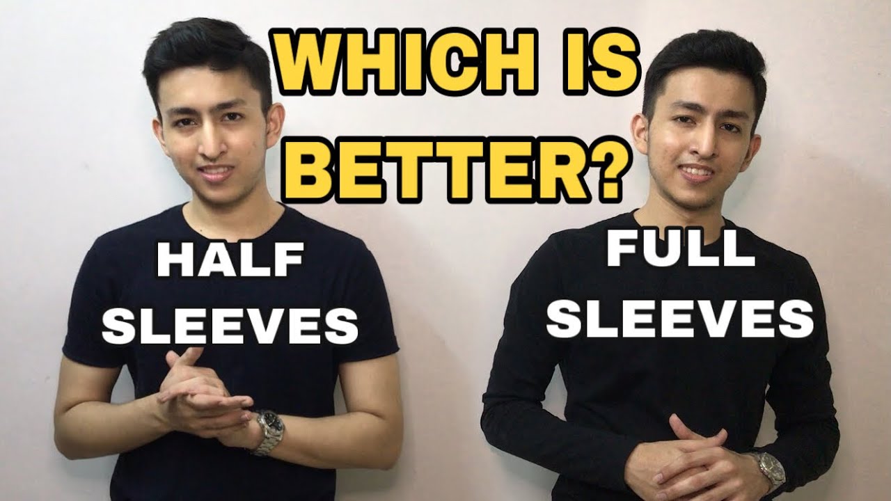 Which One Should You Buy | Half vs Full Sleeves T-SHIRT