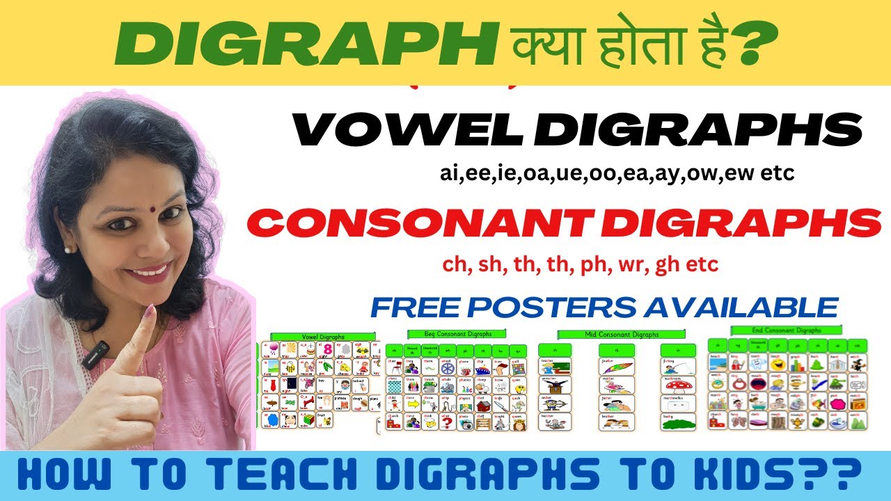 What are digraphs? What are vowel digraphs? What are consonant digraphs? How to teach them to kids?