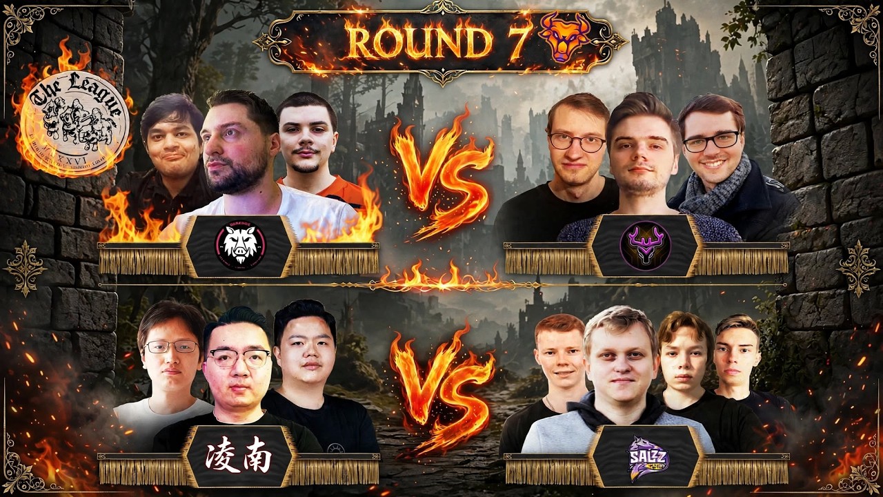 Darkside vs NOC | LyngYuan vs SalzZ |  The LEAGUE MAIN EVENT Round 7