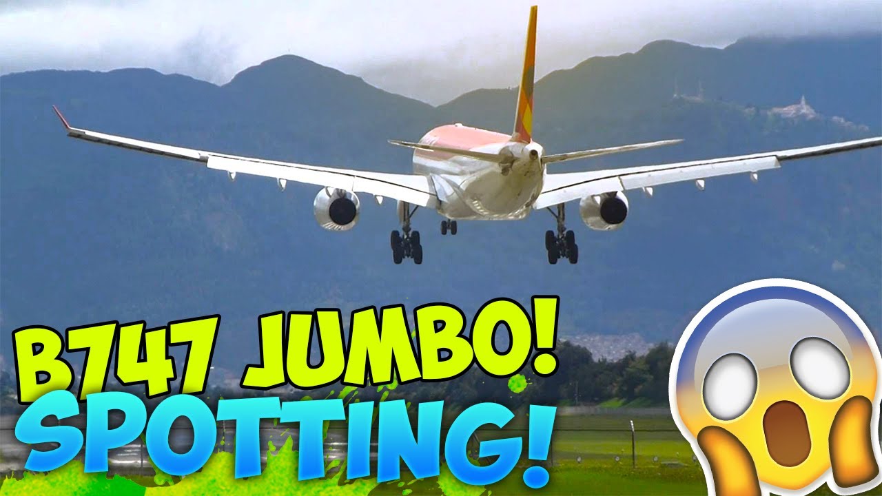 SPOTTING EN EL DORADO (SKBO) | JUMBO 747 | CON COMUNICACIONES RADIOFÓNICAS ATC