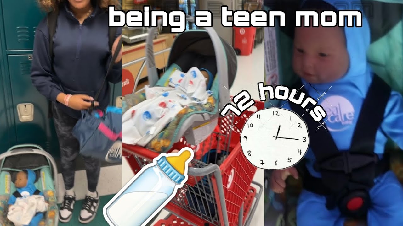 BEING A TEEN MOM FOR 72 HOURS | REALCARE BABY PROJECT