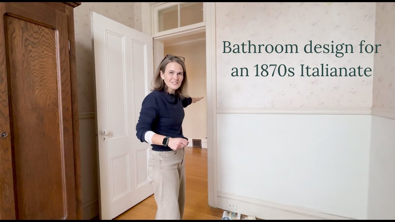 Bathroom design for an 1870s Italianate