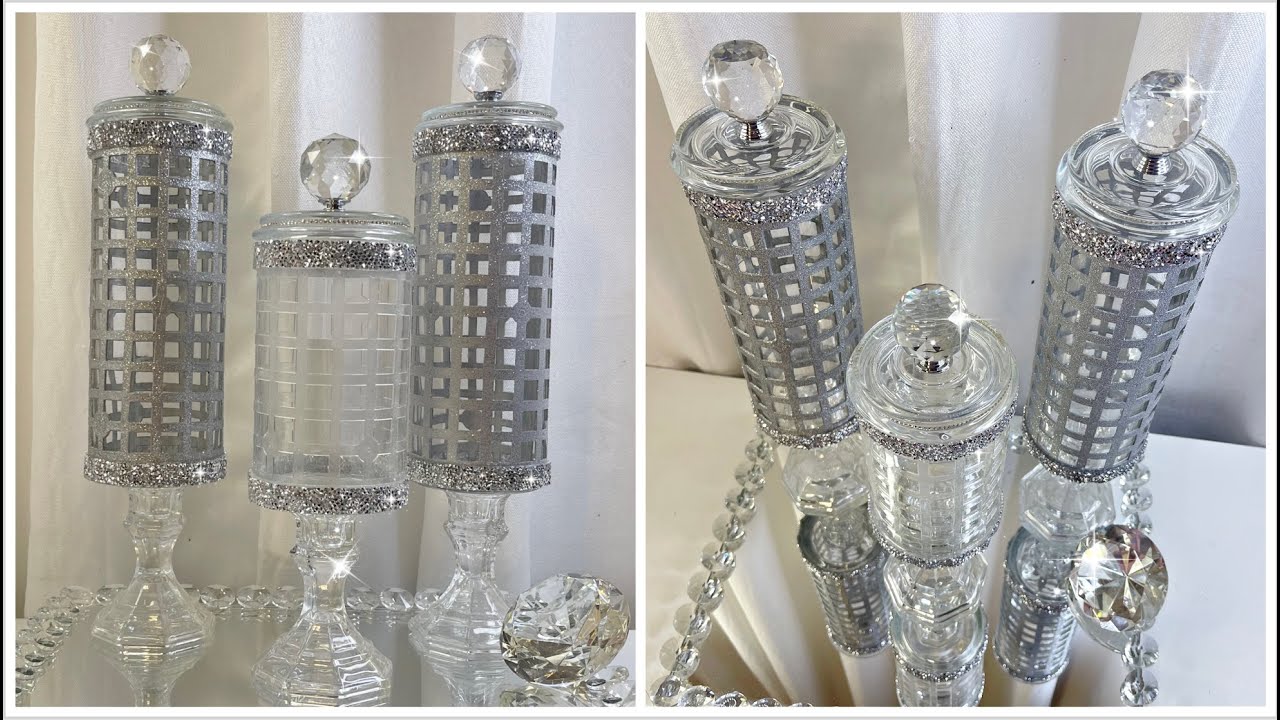 DIY Dollar Tree Bathroom Apothecary Jars
