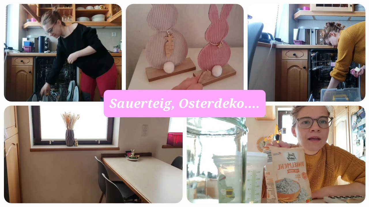 Vlog über 2 Tage... | ...Osterdeko | ...Sauerteig | ...Lego säubern | ... und mehr
