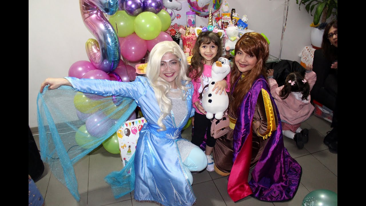 VISITA FROZEN - CUMPLEAÑOS MARCELA
