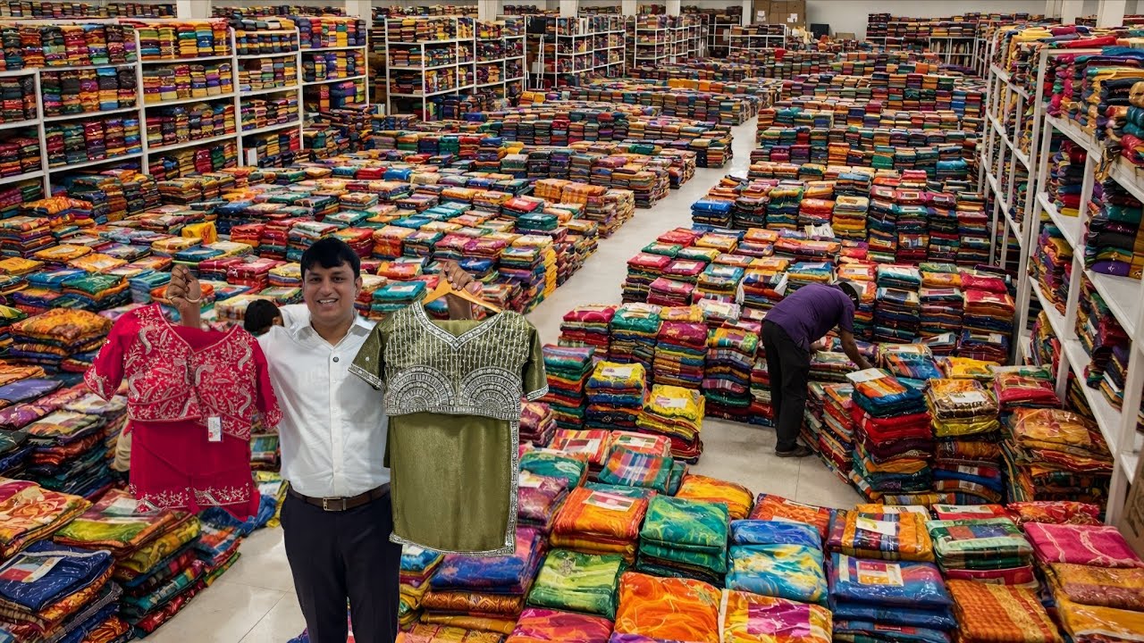 सूरत की सबसे बड़ी textile company | Biggest kurti manufacturer surat  kurti factory in surat vanshmj